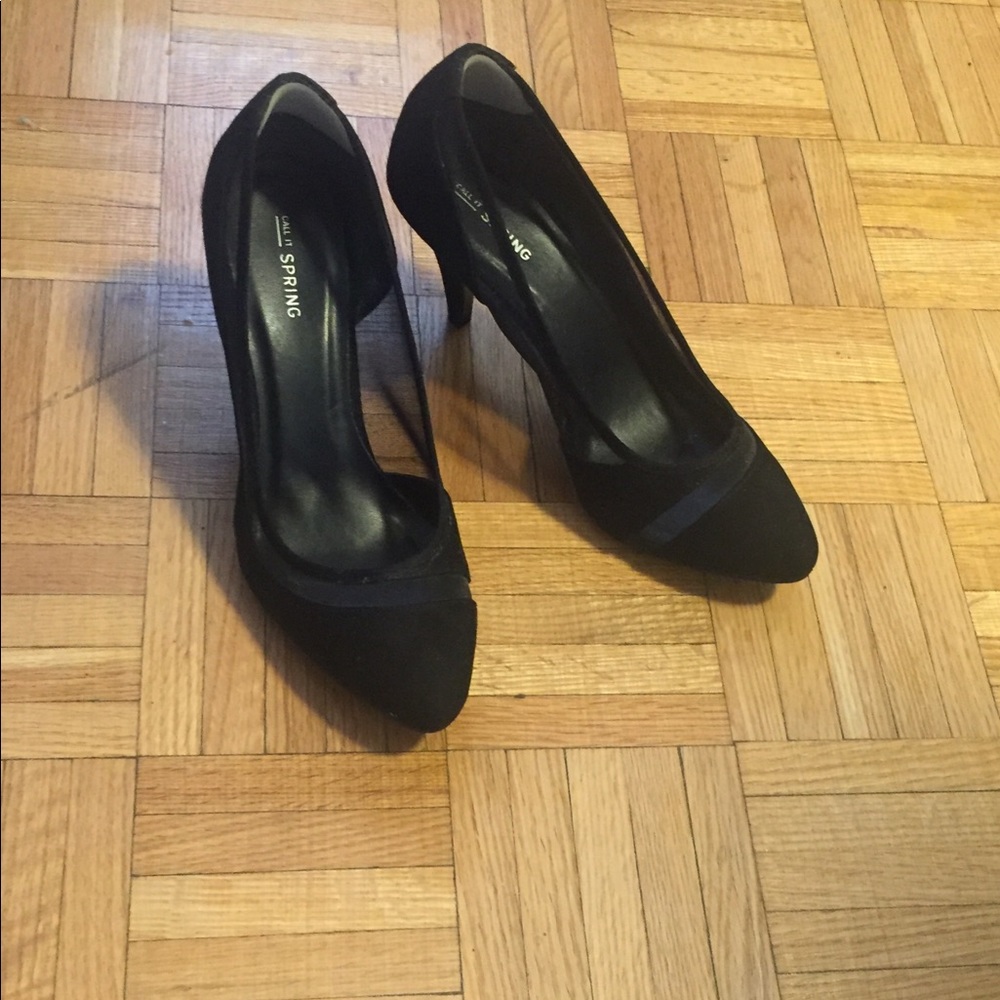 Beautiful black dress women heels!